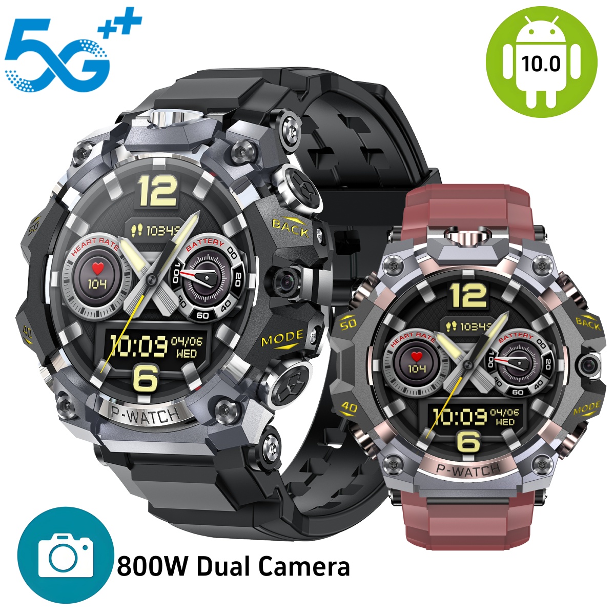 Nutrition Gym - Smartwatch Q668 Android 10.0 1.95 cala