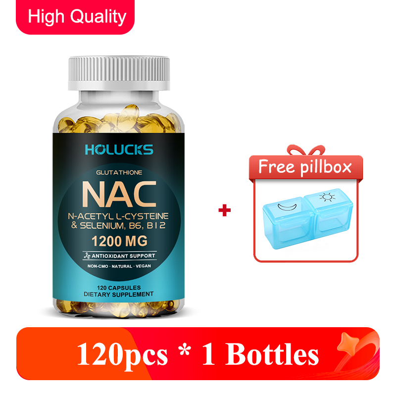 Nac N Acetyl Cysteine - Kapsułki NAC 1200mg, zdrowie wątroby, detoksykacja,