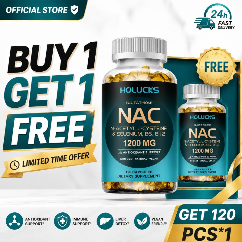 Nac N Acetyl Cysteine - Suplement NAC, zawierający 1200mg N-Acetyl L-Cysteiny