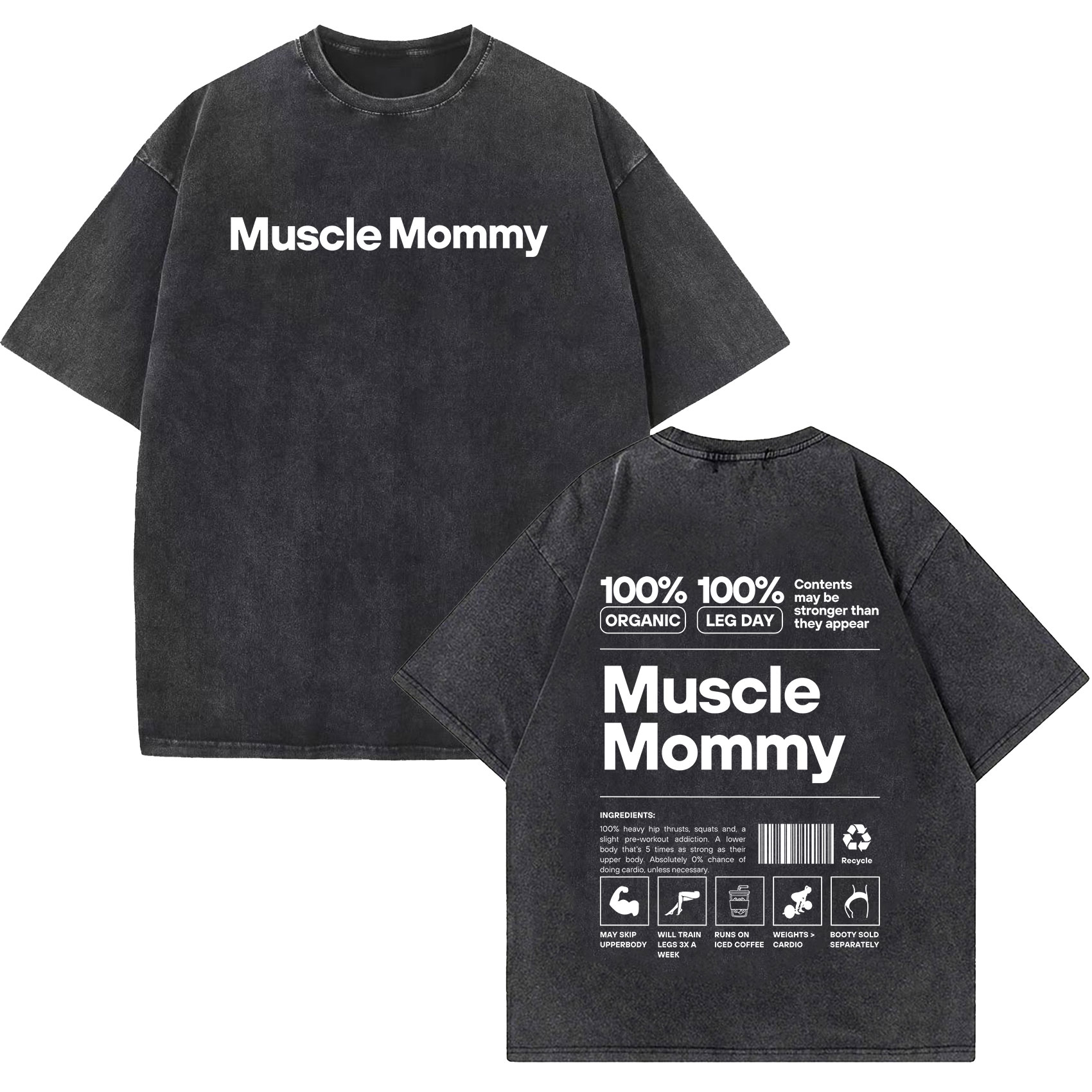 Nutrition Fitness Gym - Koszulka unisex z krótkim rękawem w