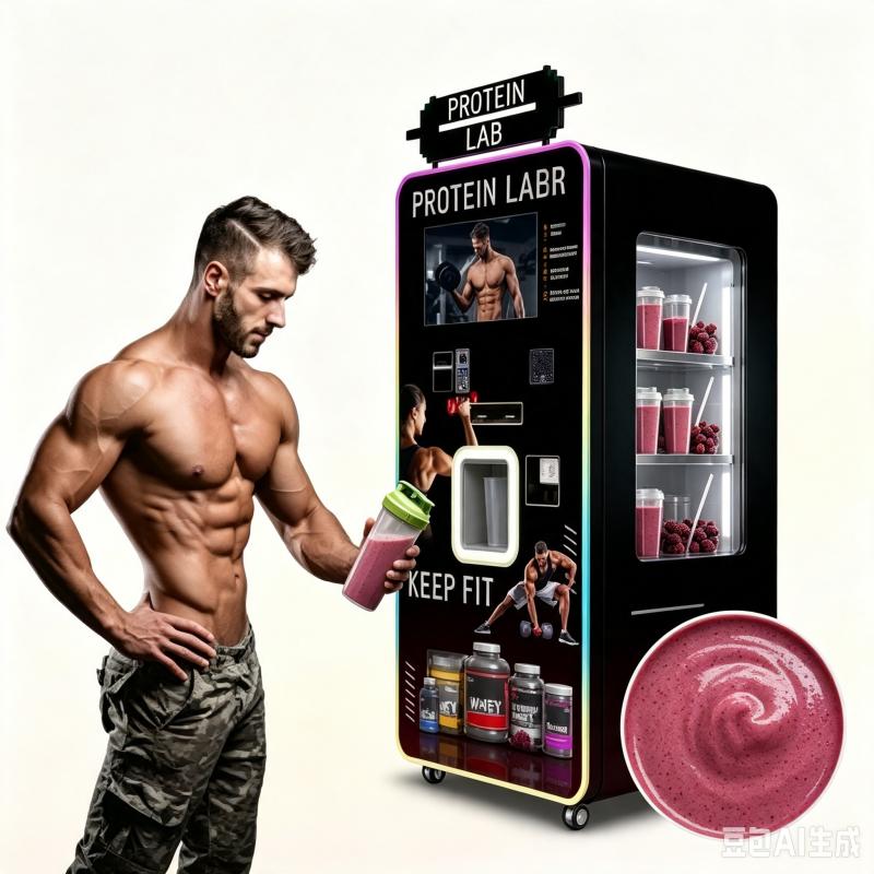 Automat do sprzedawania koktaj – Nutrition Fitness Gym recenzja i cena