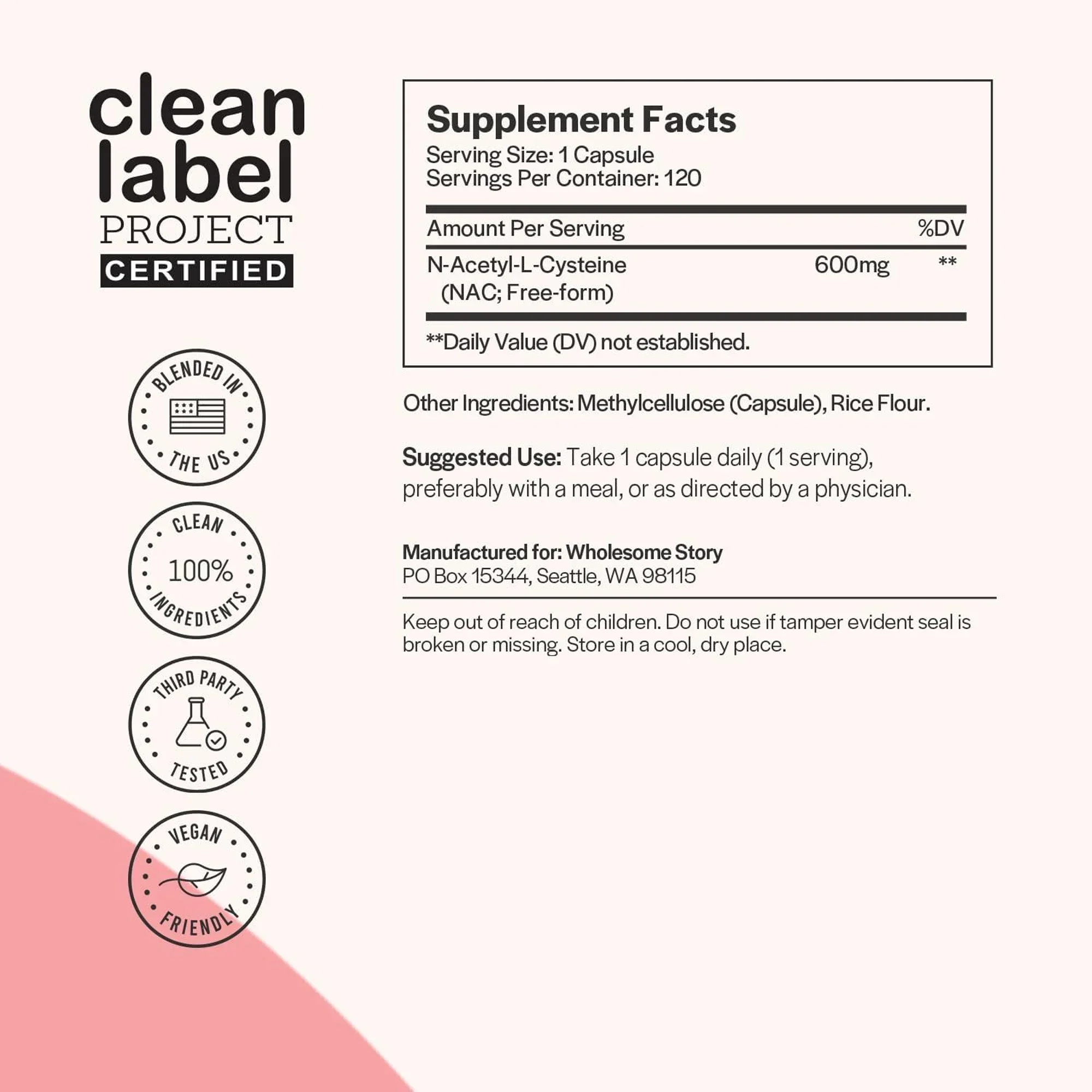 NAC (N-Acetyl L-Cysteine) 600m – Nac N Acetyl Cysteine recenzja i cena